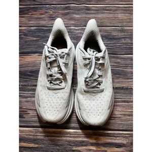 Hoka Clifton 9 Running Shoes Womens 8 Nimbus Cloud White Sneaker 1127896